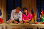 Hildebrecht Braun (FDP) und Barbara Lochbihler (Grüne)